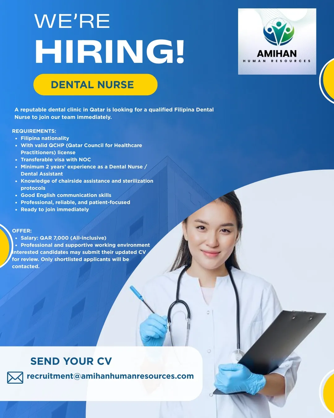 Nurse (Dental Clinic)